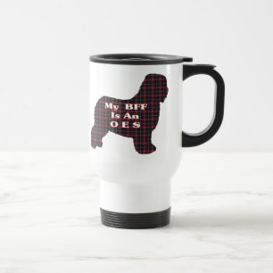 Old English Sheepdog BFF Gifts Travel Mug