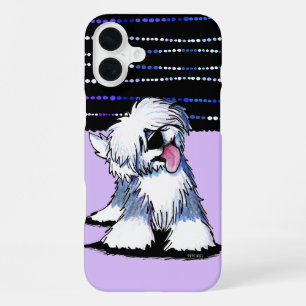 Old English Sheepdog Blank Note Card iPhone 16 Plus Case