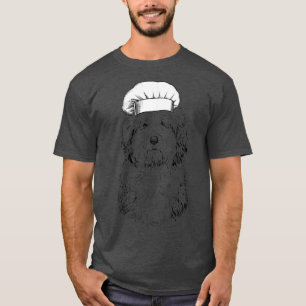 Old English Sheepdog Bobtail Dog Cook Chef Funny C T-Shirt