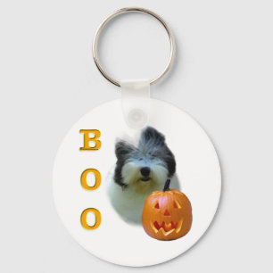 Old English Sheepdog Boo Key Ring
