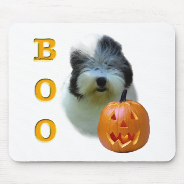 Old English Sheepdog Boo Mouse Mat (Front)