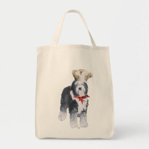 Old English Sheepdog Chef of Love Tote Bag