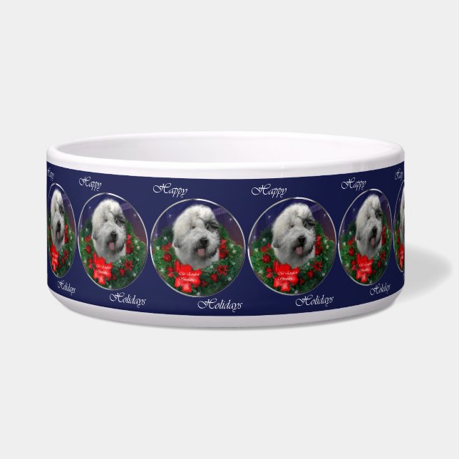 Old English Sheepdog Christmas  (Front)