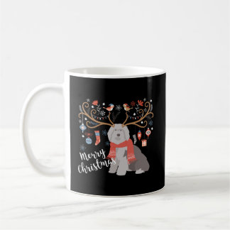Old English Sheepdog Christmas Coffee Mug