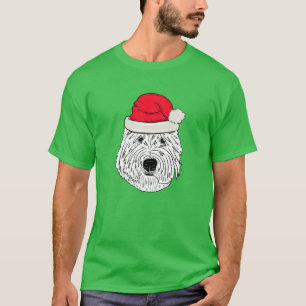 Old English Sheepdog Christmas Funny Birthday Dog T-Shirt