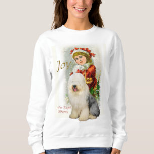 Old English Sheepdog Christmas Sweatshirt