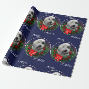 Old English Sheepdog Christmas Wrapping Paper