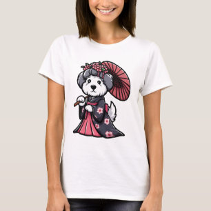 Old English Sheepdog Dog Kimono   T-Shirt