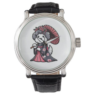Old English Sheepdog Dog Kimono Watch