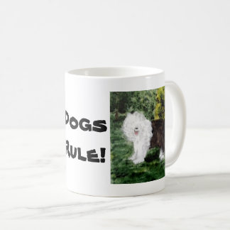 Old English Sheepdog Dogs Rule Custom Coffee Mug