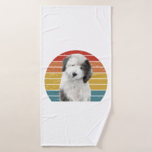 Old English Sheepdog Gifts For Vintage Dulux Dog S Bath Towel