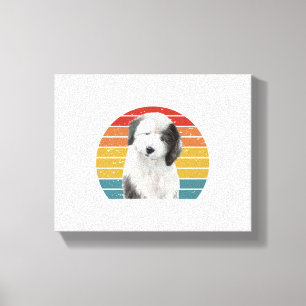 Old English Sheepdog Gifts For Vintage Dulux Dog S Canvas Print