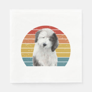 Old English Sheepdog Gifts For Vintage Dulux Dog S Napkin