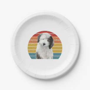 Old English Sheepdog Gifts For Vintage Dulux Dog S Paper Plate