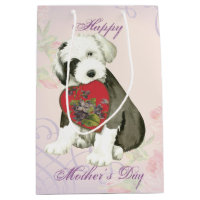 Old English Sheepdog Heart Mum