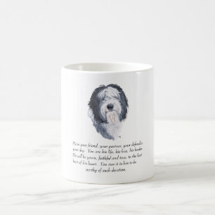 Old English Sheepdog Keepsake - Male Coffee Mug