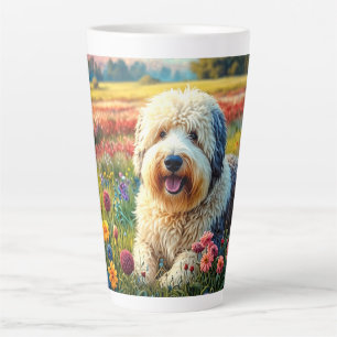 Old English Sheepdog Latte Mug