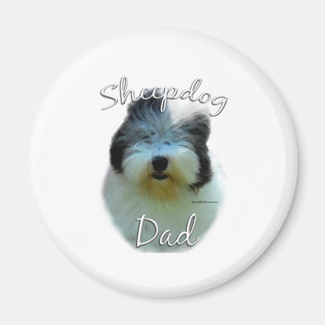 Old English Sheepdog Magnet (Front)