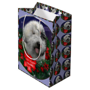 Old English Sheepdog Medium Gift Bag