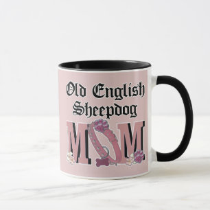 Old English Sheepdog MOM Mug
