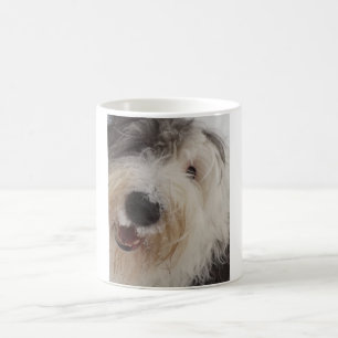 Old English Sheepdog Mug - Snow Face