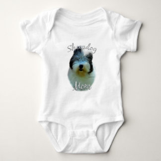 Old English Sheepdog Mum 2 Baby Bodysuit