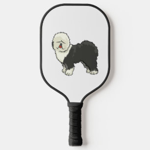 Old English sheepdog my friend  Pickleball Paddle
