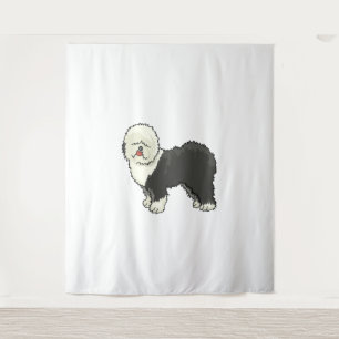 Old English sheepdog my friend  Tapestry