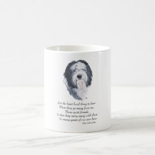 Old English Sheepdog Rainbow Bridge Coffee Mug
