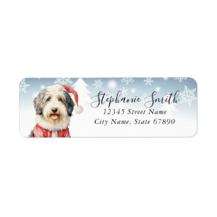 Old English Sheepdog Return Address Labels