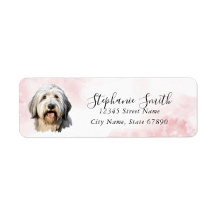 Old English Sheepdog Return Address Labels