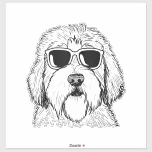 Old English Sheepdog Sketch Drawing Art Dog Lover 