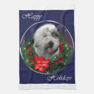Old English Sheepdog Tea Towel