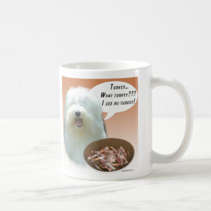 Old English Sheepdog Turkey Coffee Mug