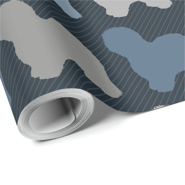 Old English Sheepdog Wrapping Paper (Roll Corner)