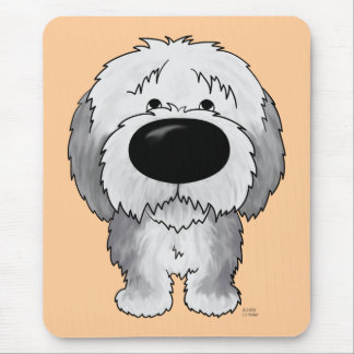 Old English Sheepdogs - Big Nose and Butt Mouse Mat