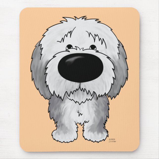 Old English Sheepdogs - Big Nose and Butt Mouse Mat (Front)