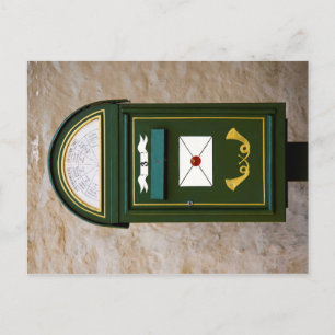Old Estonian mailbox, Tallinn, Estonia Postcard