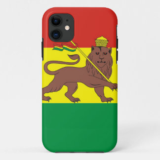Old Ethiopian Flag with Lion of Judah iPhone 11 Case