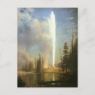 Old Faithful, Albert Bierstadt Postcard