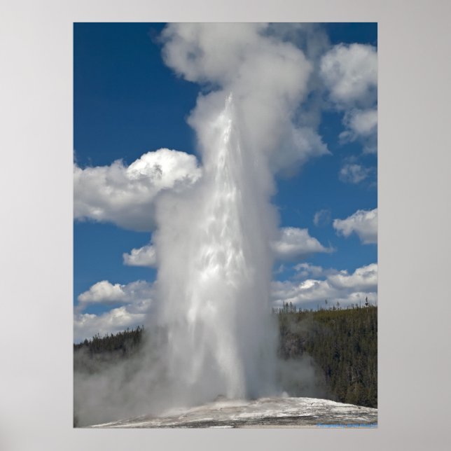 Old Faithful Geyser - Fine Art Print (Front)