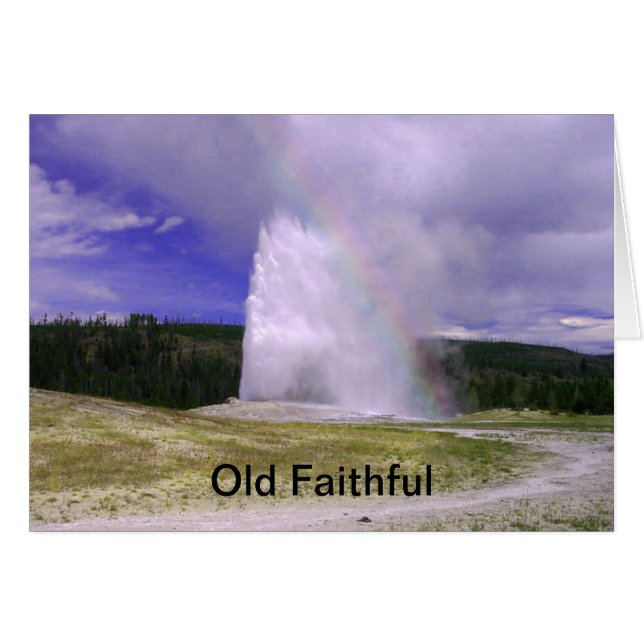 Old Faithful in Yellowstone National Park (Front Horizontal)