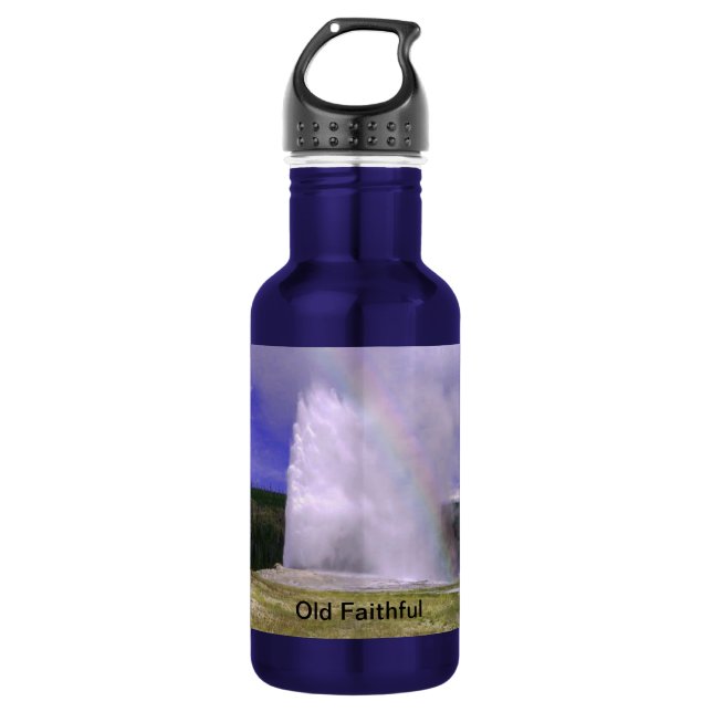 Old Faithful in Yellowstone National Park 532 Ml Water Bottle (Front)