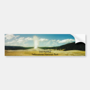 Old Faithful Yellowstone National Park Bumper Sticker