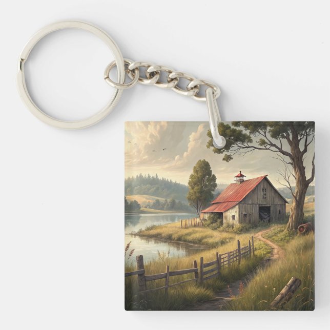 Old Farm Key Ring (Front)