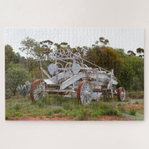 Old farm machinery, Outback Australia Jigsaw Puzzle