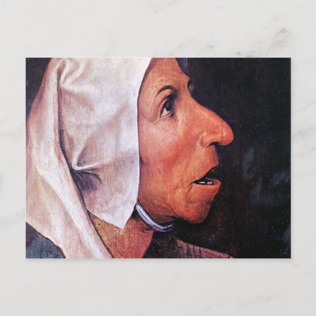 Old Farmer by Pieter Bruegel Postcard (Front)