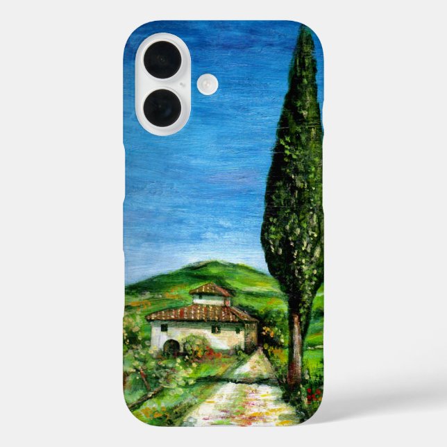 Old Farmhouse in Chianti / Tuscany Landscape Case-Mate iPhone Case (Back)