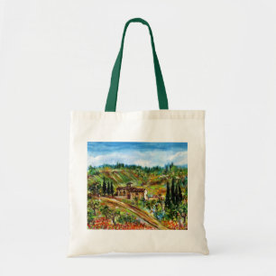 OLD FARMHOUSE IN CHIANTI TUSCANY LANDSCAPE TOTE BAG