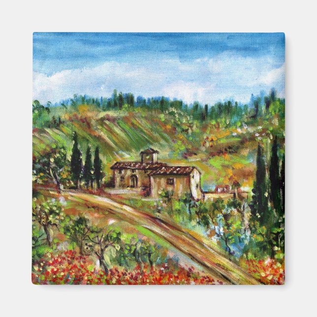 OLD FARMHOUSE IN CHIANTI -TUSCANY MAGNET (Front)